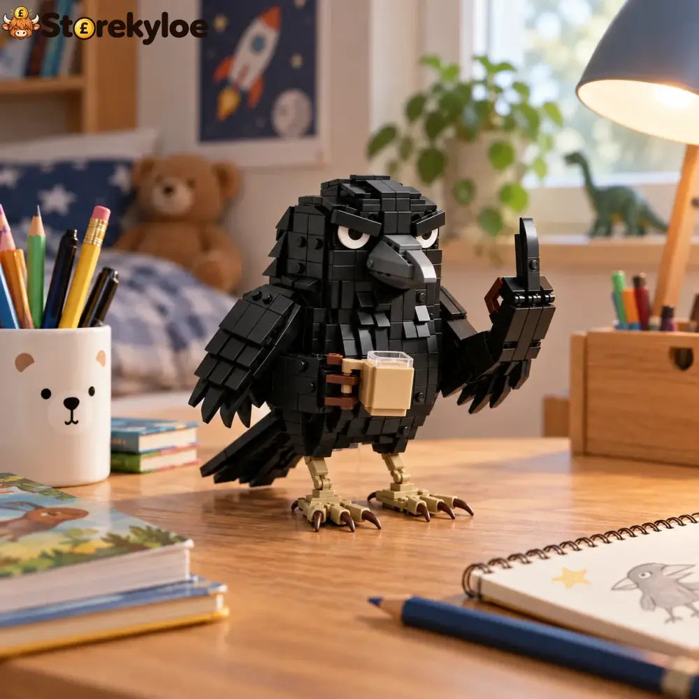 🖤 Gothic Raven Buildable Decor Set - Single