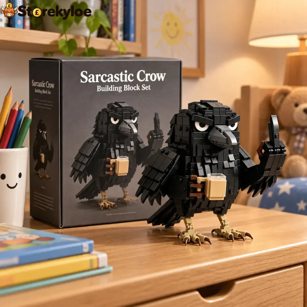 🖤 Gothic Raven Buildable Decor Set - Single
