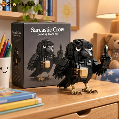 🖤 Gothic Raven Buildable Decor Set - Single