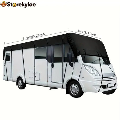 🎃halloween Deal 49% Off!🚐caravan & Motorhome Roof Cover – 210d Oxford With Secure Adjustable Straps