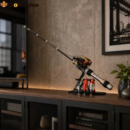 🎃halloween Deal 49% Off!🎣realistic Fishing Rod Building Block Set