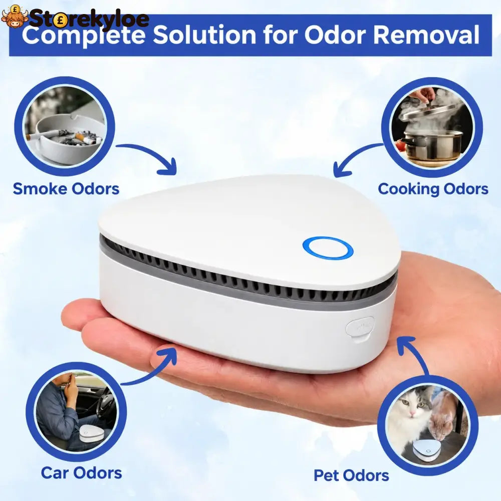 🎃halloween Deal 50% Off!🔄portable Ozone Odour Treatment Device – 3 Modes Rechargeable & Auto Shut-off - 1 Pcs