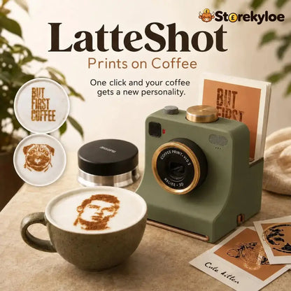 🎃Halloween Deal 50% OFF!🔥Retro Coffee Art Camera – Mechanical Latte Stencil Printer - Hot Sale