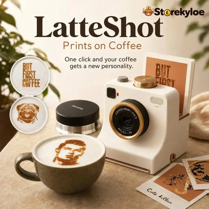🎃Halloween Deal 50% OFF!🔥Retro Coffee Art Camera – Mechanical Latte Stencil Printer - Hot Sale