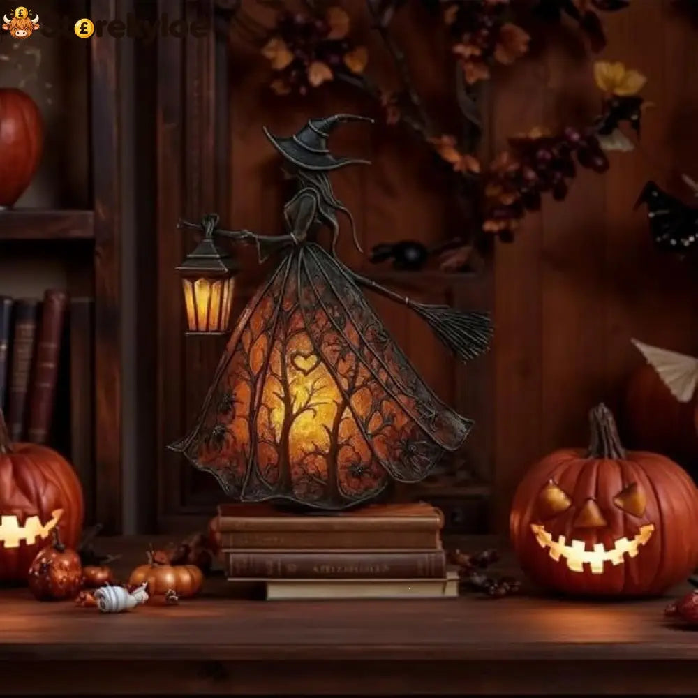 ✨Last Day 49% OFF✨Halloween Witch Lamp Tabletop Decoration