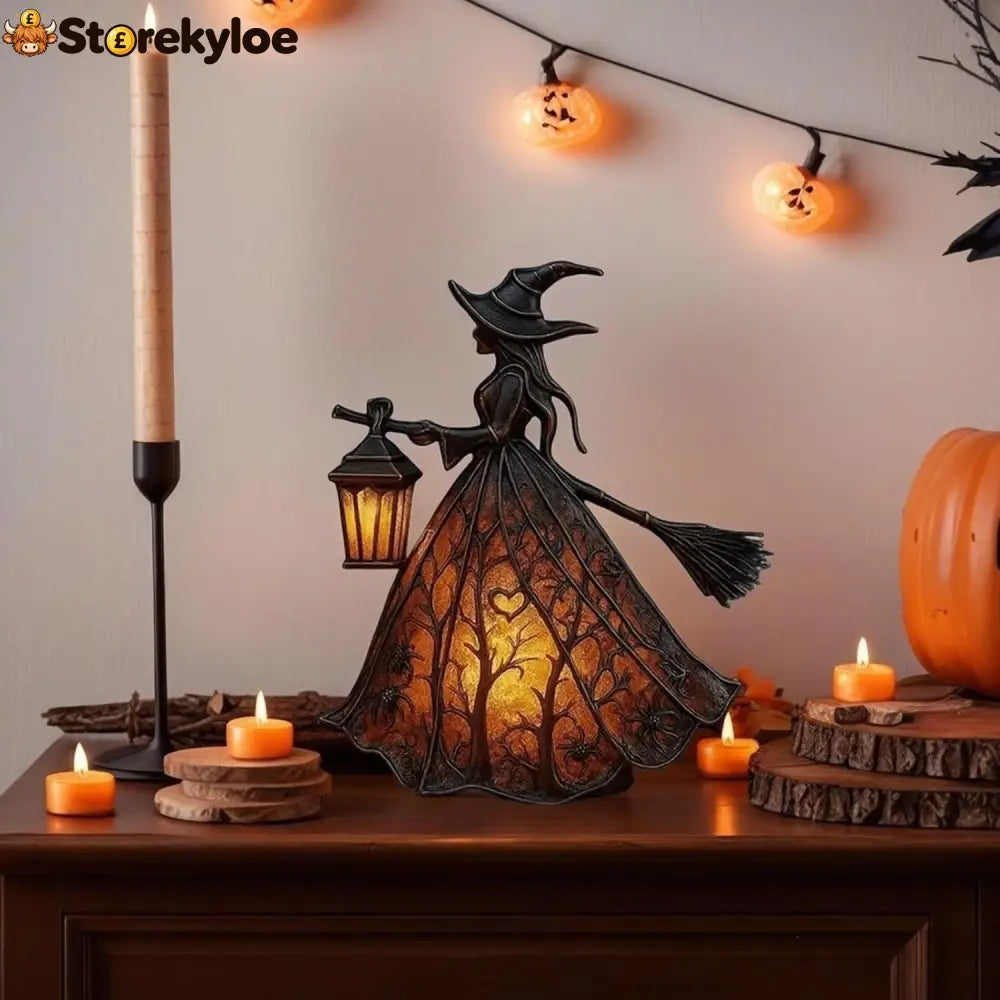 ✨Last Day 49% OFF✨Halloween Witch Lamp Tabletop Decoration