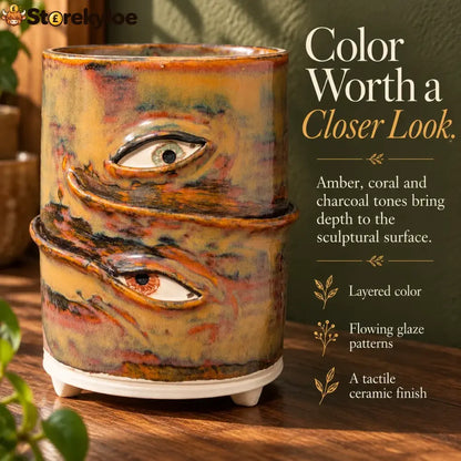 👁️Handmade Crying Eye Ceramic Planter - Only 11 Left