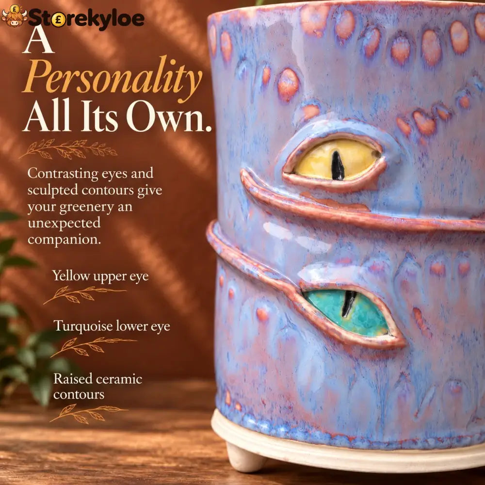👁️Handmade Crying Eye Ceramic Planter - Only 11 Left