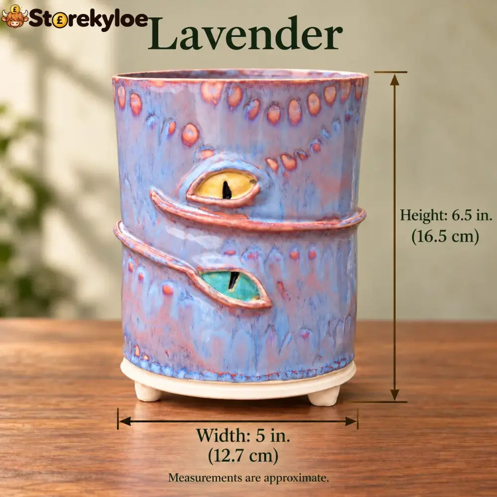 👁️Handmade Crying Eye Ceramic Planter - Only 11 Left - Lavender