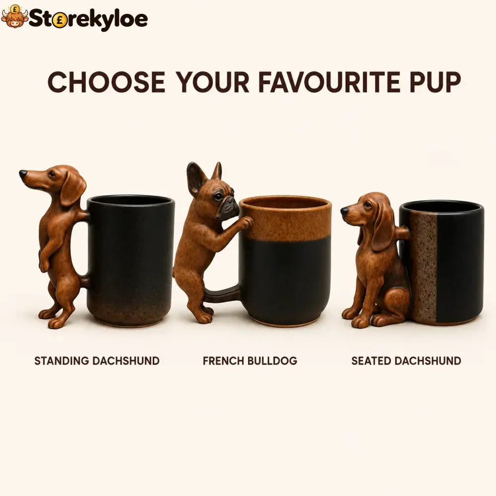 🐕Handmade Dachshund Mug