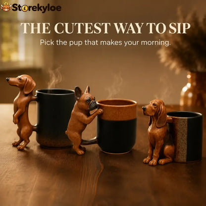 🐕Handmade Dachshund Mug