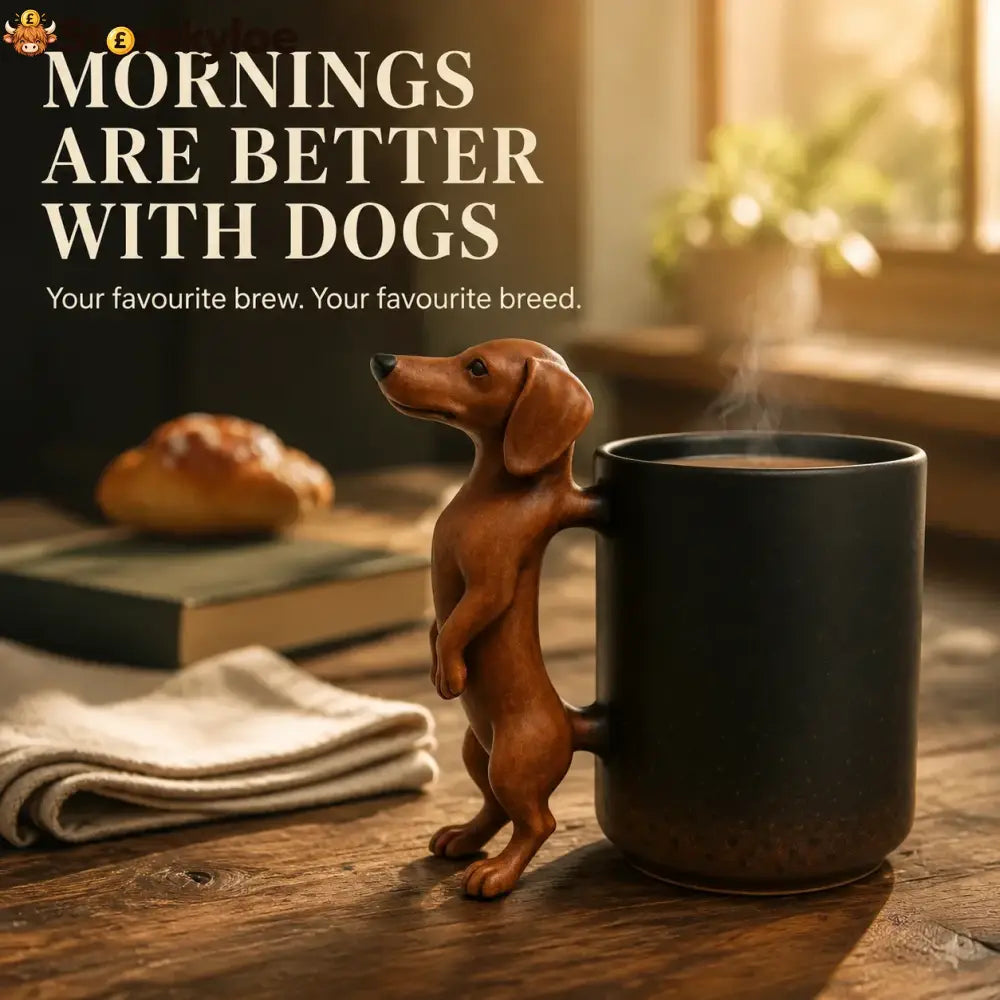 🐕Handmade Dachshund Mug - Dachshund