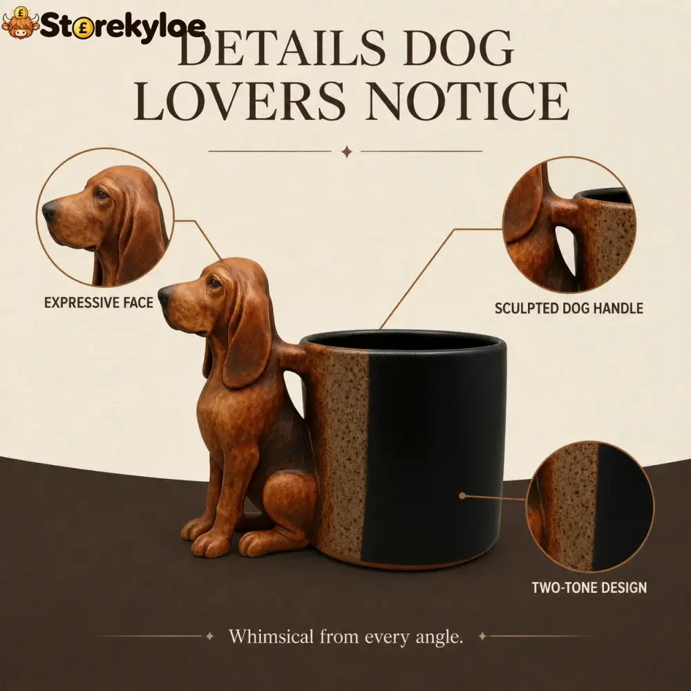 🐕Handmade Dachshund Mug