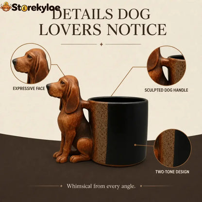 🐕Handmade Dachshund Mug