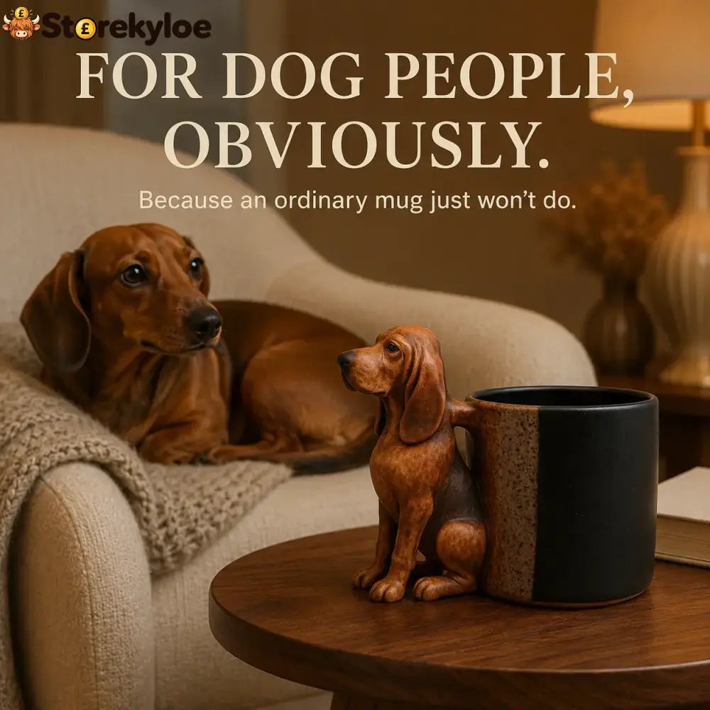 🐕Handmade Dachshund Mug - Basset Hound