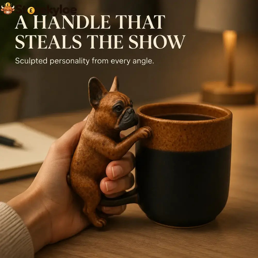 🐕Handmade Dachshund Mug - French Bulldog