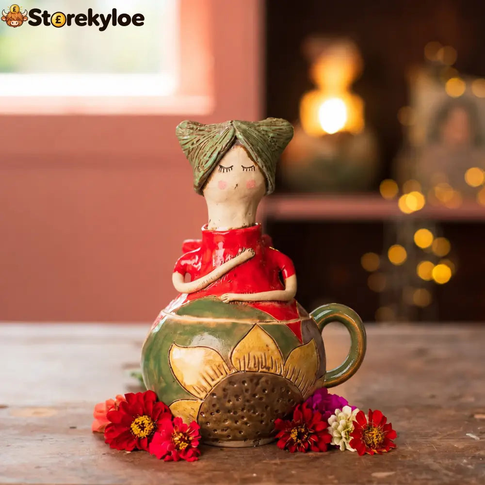 💖 Handmade Fairies Storage Jar/Mug - Elara