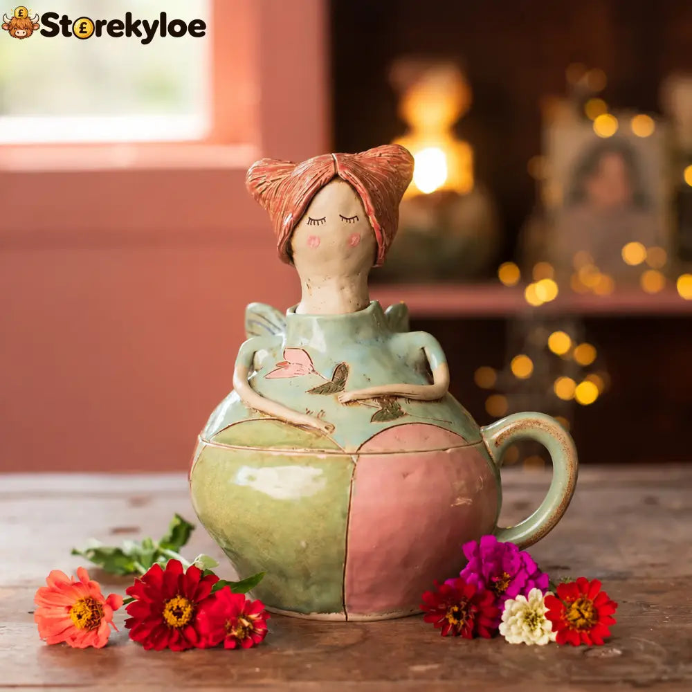💖 Handmade Fairies Storage Jar/Mug - Elowen