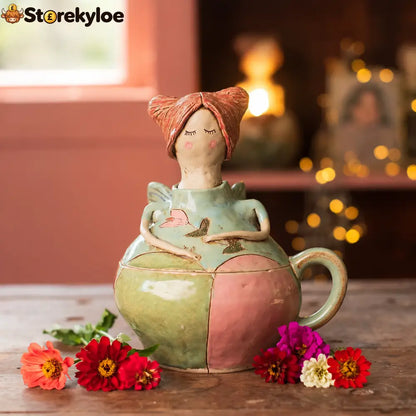 💖 Handmade Fairies Storage Jar/Mug - Elowen