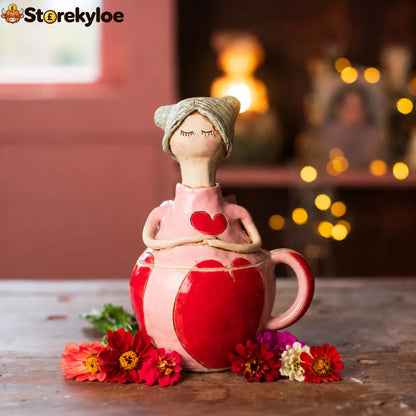 💖 Handmade Fairies Storage Jar/Mug - Fernhear