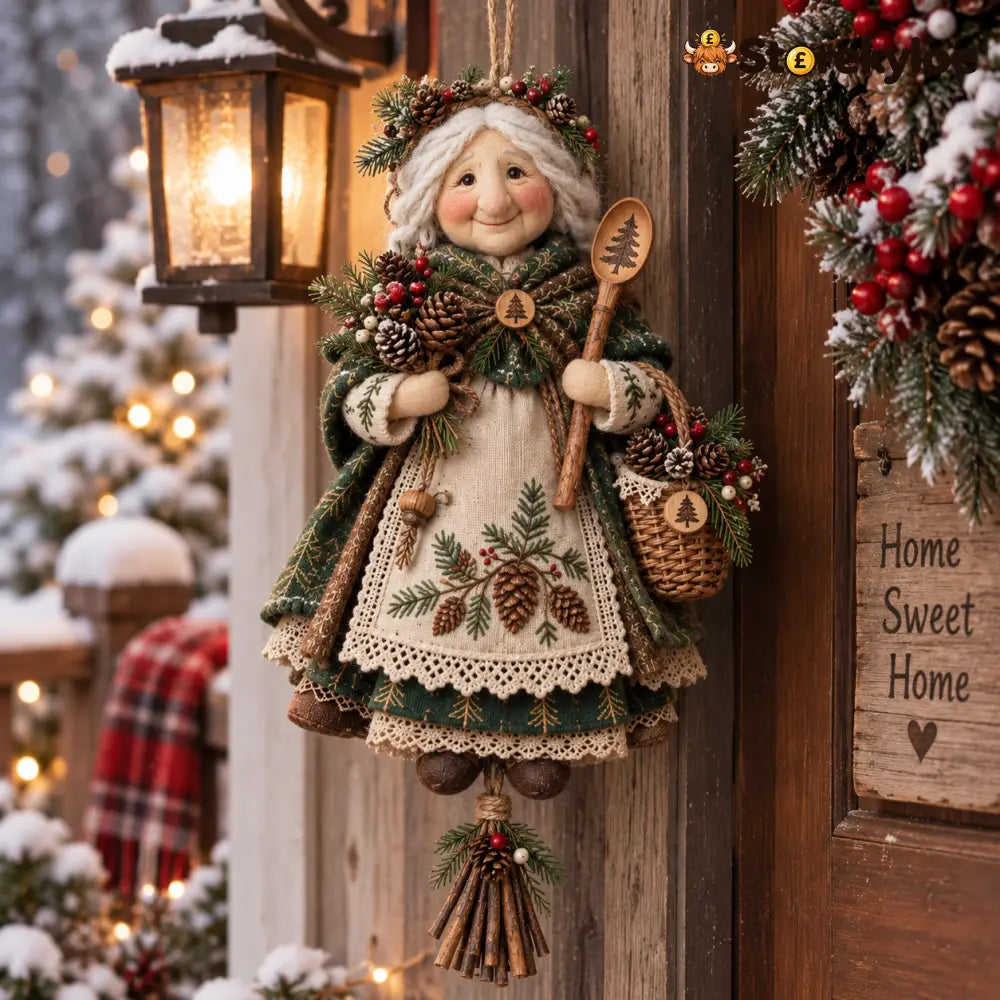 🔥😍Handmade Good Luck Granny 🍀Chase Away Worries Bring Home Warmth - Style-A