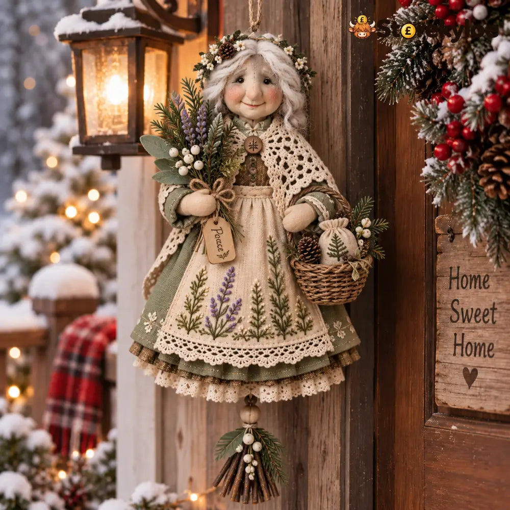 🔥😍Handmade Good Luck Granny 🍀Chase Away Worries Bring Home Warmth - Style-C