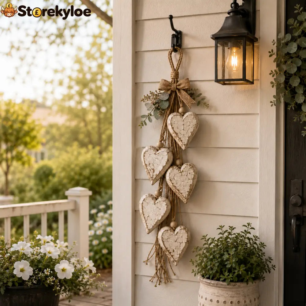 🍂🤎Hanging Heart Wall Decor