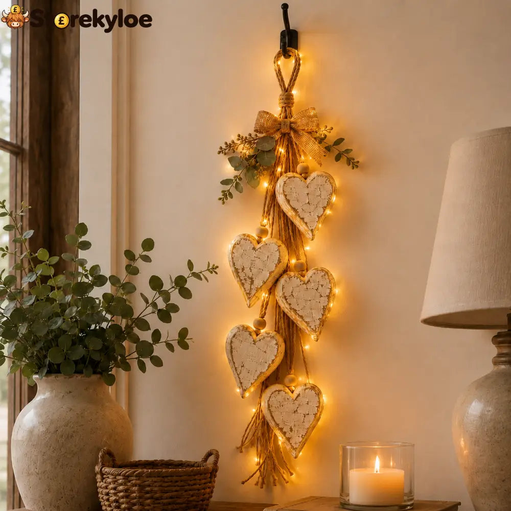 🍂🤎Hanging Heart Wall Decor