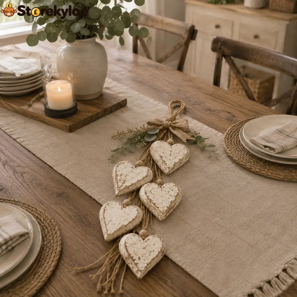 🍂🤎Hanging Heart Wall Decor