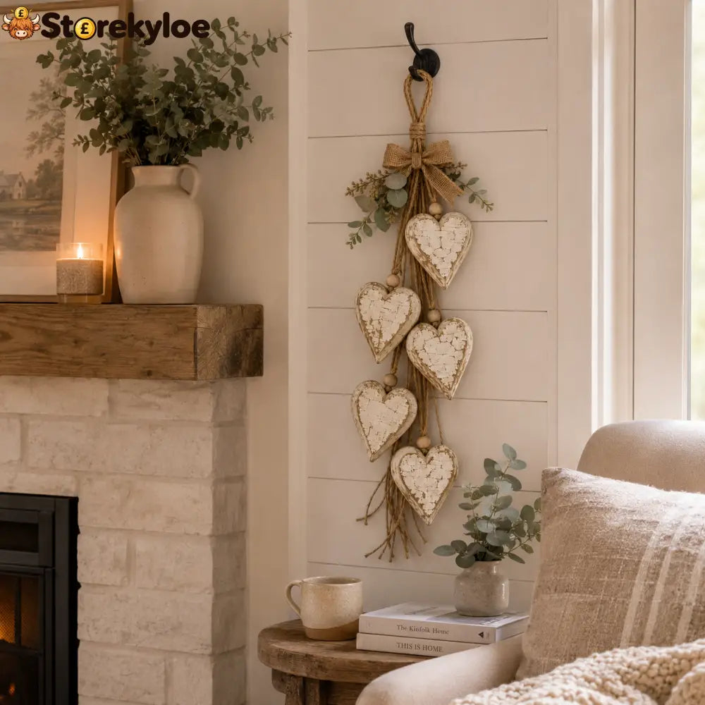 🍂🤎Hanging Heart Wall Decor