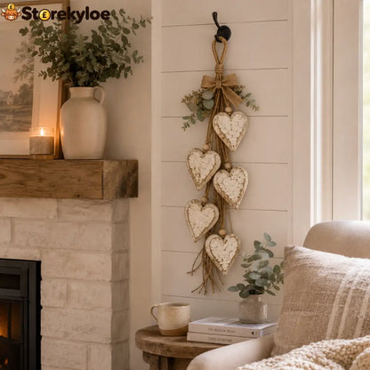 🍂🤎Hanging Heart Wall Decor