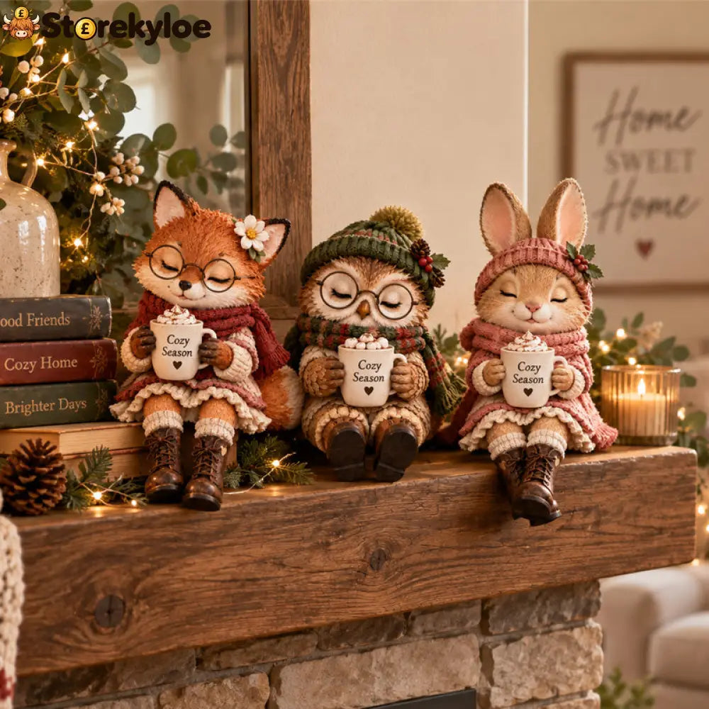 Heartwarming Christmas Animal Companion Ornaments - A Set Of 3（Save $7 & Free Shipping） - Houseware & Kitchen