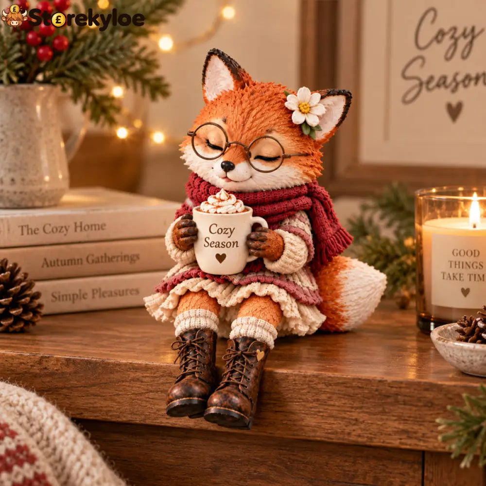 Heartwarming Christmas Animal Companion Ornaments - Fox - Houseware & Kitchen