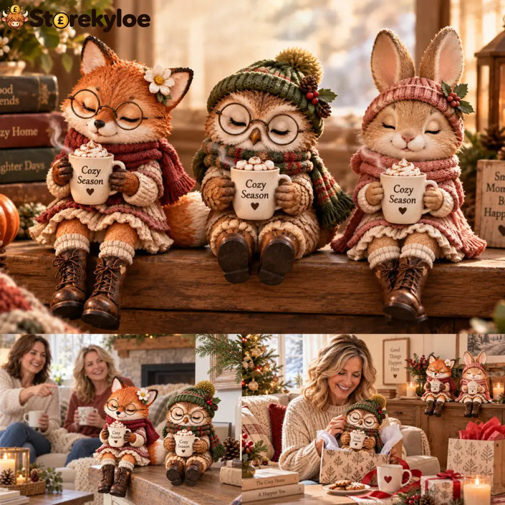 Heartwarming Christmas Animal Companion Ornaments - Houseware & Kitchen