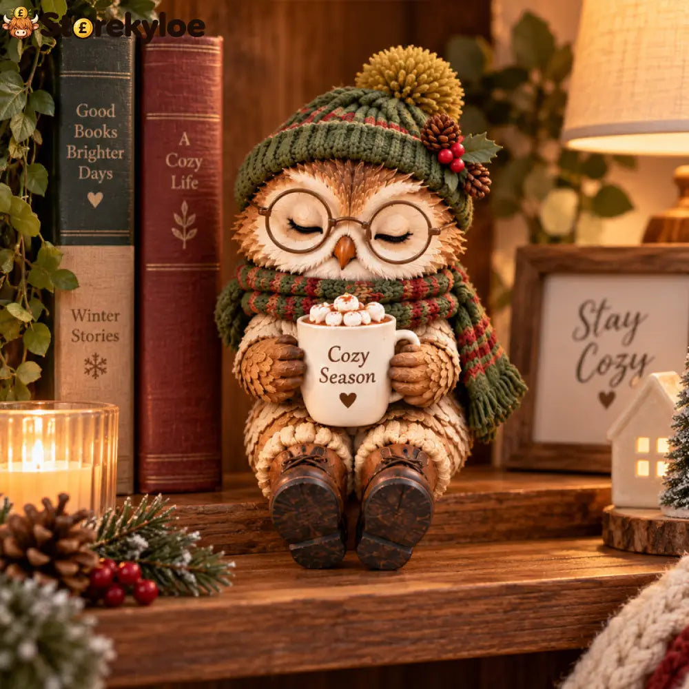 Heartwarming Christmas Animal Companion Ornaments - Owl - Houseware & Kitchen
