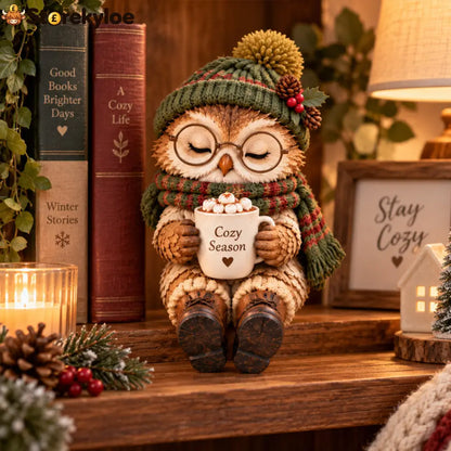 Heartwarming Christmas Animal Companion Ornaments - Owl - Houseware & Kitchen