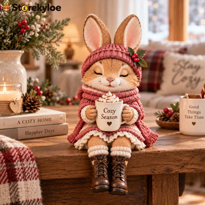 Heartwarming Christmas Animal Companion Ornaments - Rabbit - Houseware & Kitchen