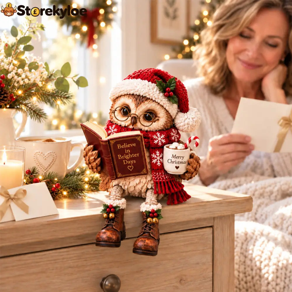 🦉Heartwarming Reading Owl Figurine✨ - Houseware & Kitchen