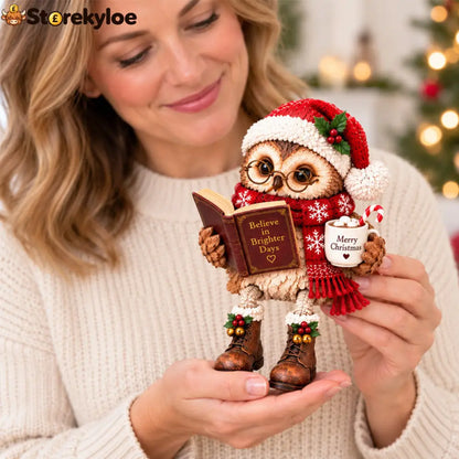 🦉Heartwarming Reading Owl Figurine✨ - Houseware & Kitchen
