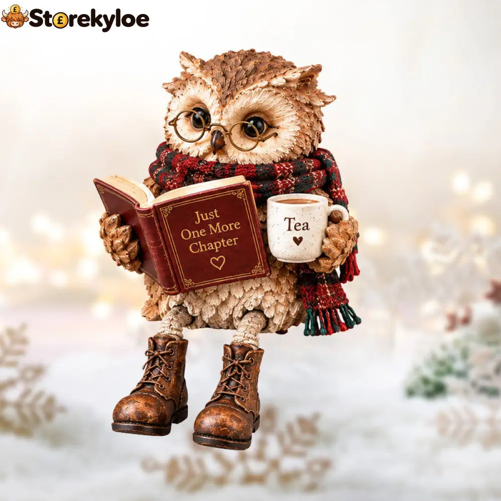 🦉Heartwarming Reading Owl Figurine✨ - People who love books. - Houseware & Kitchen