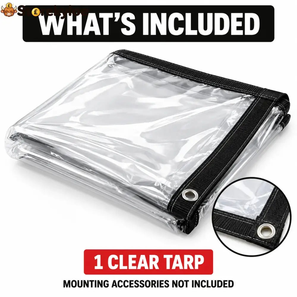 Heavy-Duty Clear Waterproof Tarps