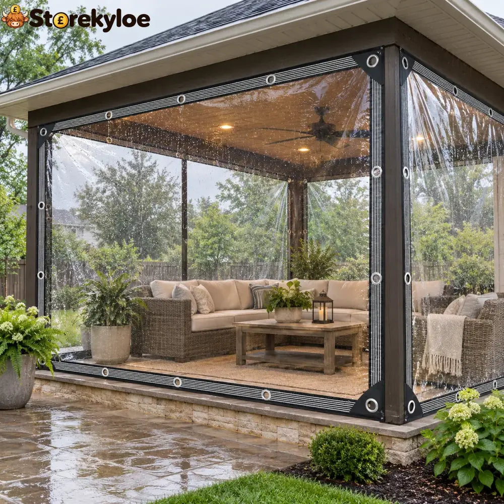 Heavy-Duty Clear Waterproof Tarps