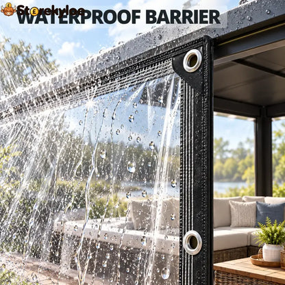 Heavy-Duty Clear Waterproof Tarps