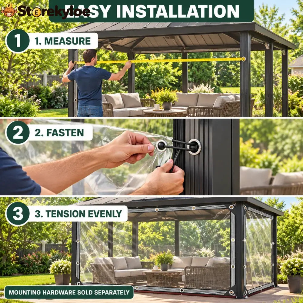 Heavy-Duty Clear Waterproof Tarps
