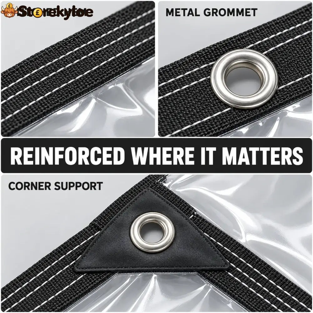 Heavy-Duty Clear Waterproof Tarps