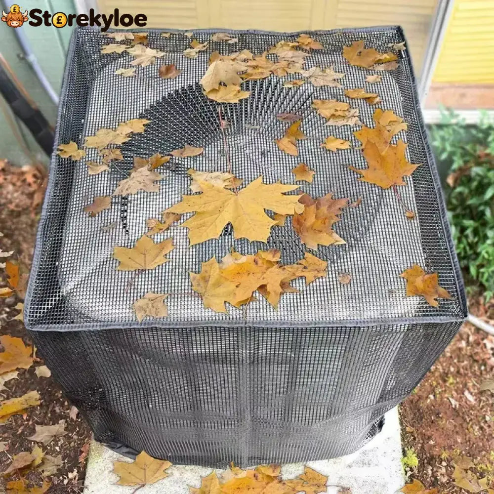 ❄️ Heavy-Duty Mesh AC Cover – All-Season Outdoor Protection