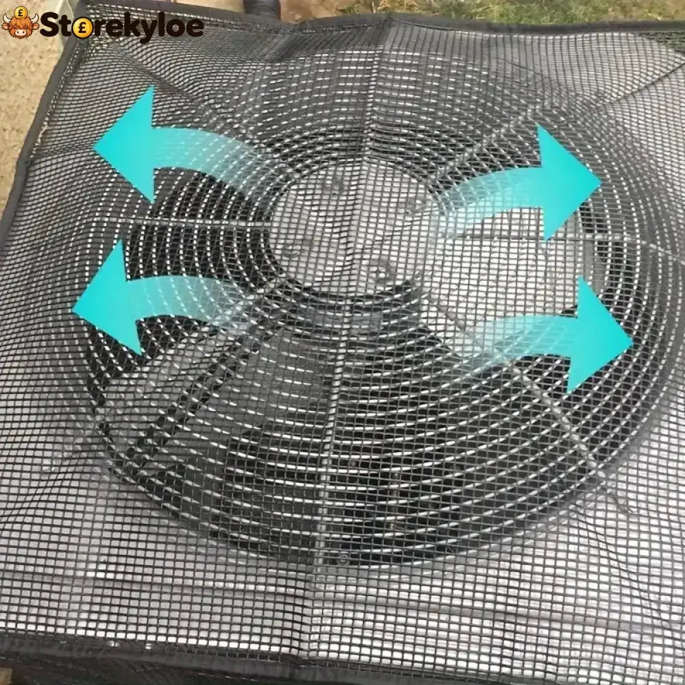 ❄️ Heavy-Duty Mesh AC Cover – All-Season Outdoor Protection