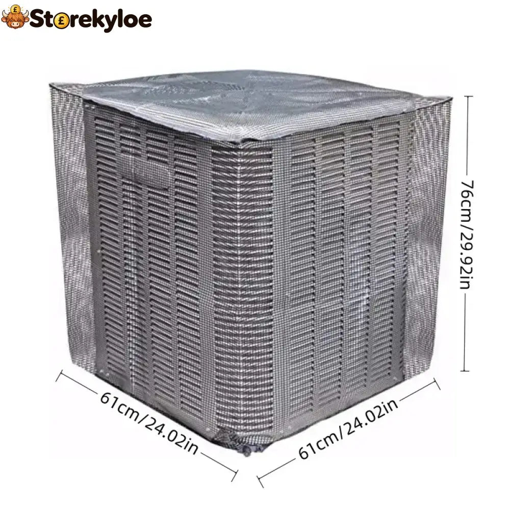 ❄️ Heavy-Duty Mesh AC Cover – All-Season Outdoor Protection