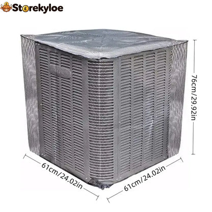 ❄️ Heavy-Duty Mesh AC Cover – All-Season Outdoor Protection