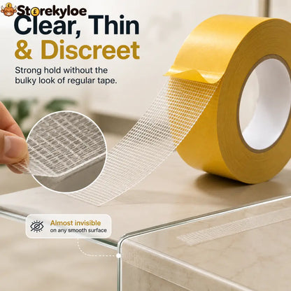 Heavy Duty Mesh Double Sided Tape | No Drill Damage-Free DIY For UK Homes - Tools & Gadgets